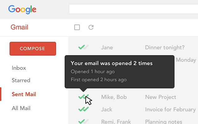 mailtracker presentation image within the blog